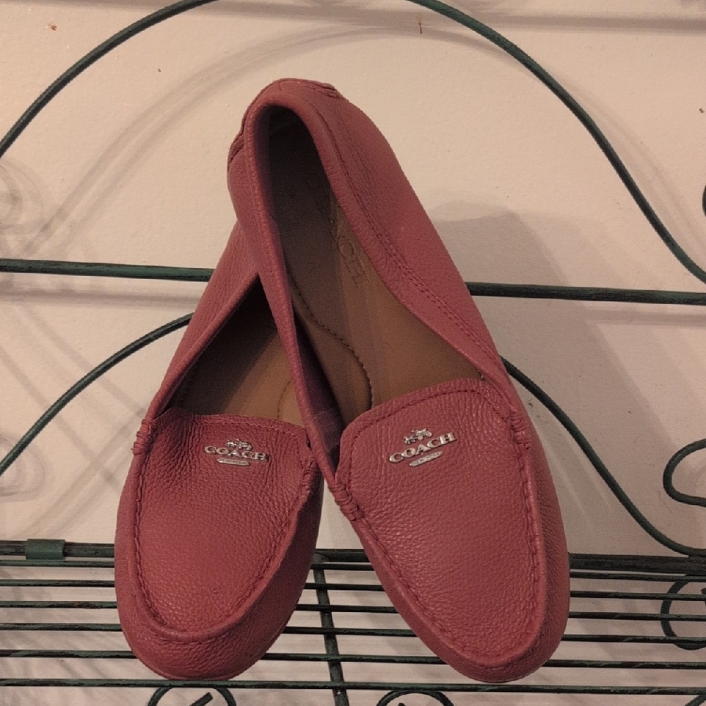 💜 NEW COACH PEBBLE LEATHER LOAFERS💜